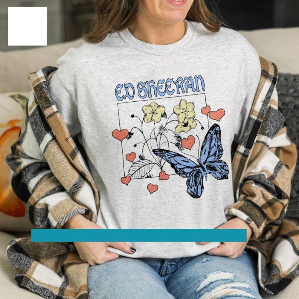 Retro Ed Sheeran Unisex Shirt, Ed Sheeran Fan Gift, Trending Tee